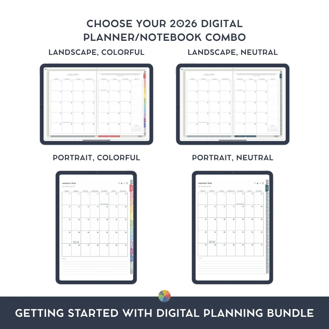 Planwell Digital Planning Essentials Bundle