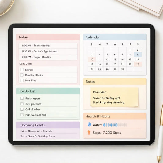The Planwell Digital Life Organizer
